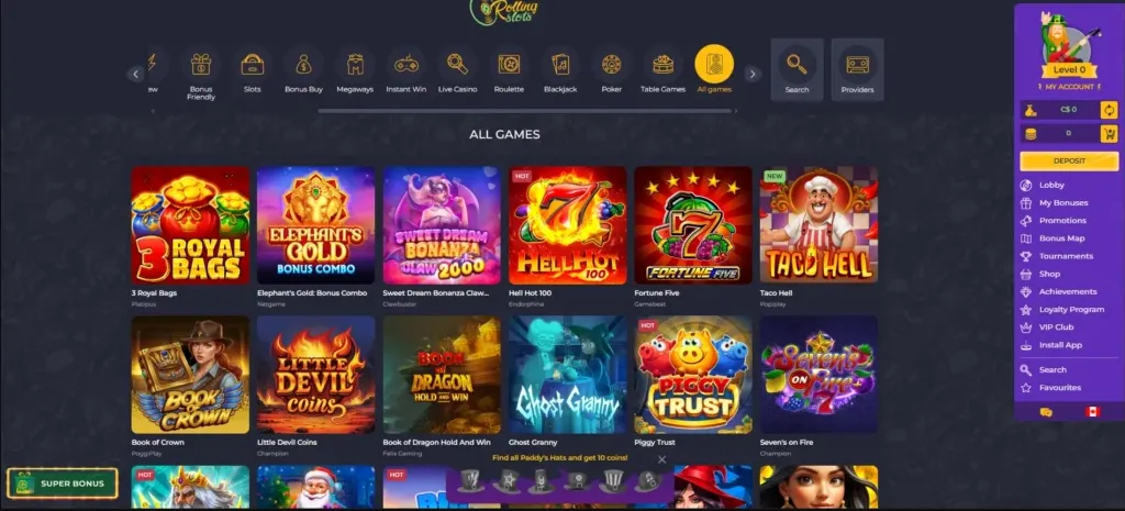 Rolling Slots - online casinos ohne oasis mit 300 Prozent